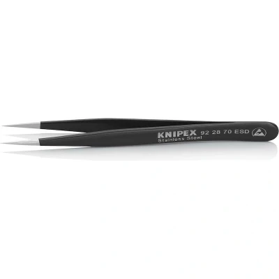 Afbeelding van Knipex 92 28 70 ESD Precisiepincet Spits, fijn 110 mm