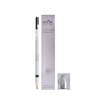 Afbeelding van Herome Eye Care Wenkbrauwpotlood Zwart Brow Pencil met Borsteltje, Stevige Potloodpunt en Puntenslijper