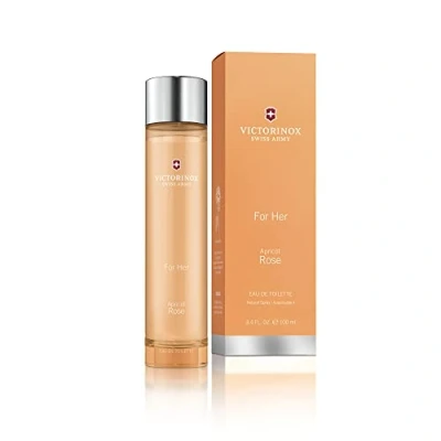 Afbeelding van Victorinox Swiss Army For Her Apricot Rose, Eau de toilette voor dames, roze en abrikoosgeur, fruitig bloemig, veganistisch, 100 ml, V0001299