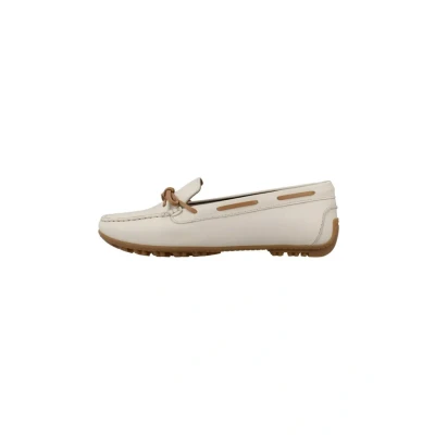 Afbeelding van Geox D Kosmopolis Bootschoenen, Dames, Maat: 36, Beis Leer