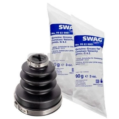Afbeelding van SWAG 33 10 1015 Aandrijfashoes Versnellingsbak zijde, Vooras links Rubber FORD: C Max 2, FOCUS 3 Turnier,