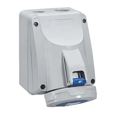 Afbeelding van Legrand 555354 opbouwstopcontact P17 IP66/67 16A, 200 V 250 , 2P+T