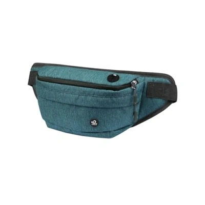 Afbeelding van WATERFLY Heuptas voor heren en dames, groot: heuptas, sporttas, riem, mobiele telefoon, waterdicht, rugzak, outdoor, hond, heup, taille, nylon, werk, festival, fanny pack, Pauw Blauw