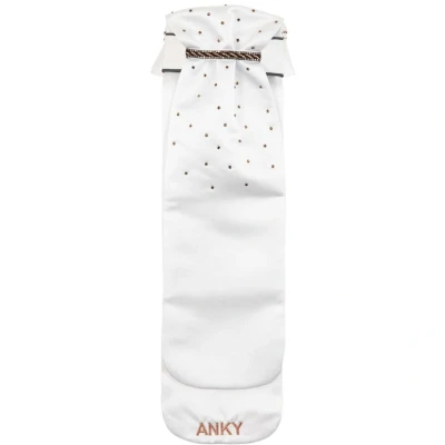 Afbeelding van Anky Plastron Multi Fit Afneembare Kraag Wit/Grijs S