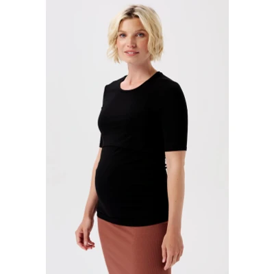 Afbeelding van Voedings t shirt Juli Black XS