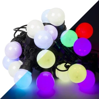 Afbeelding van Nedis SmartLife LED lichtsnoer 10m met 20 50mm lampen