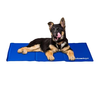 Afbeelding van Relaxdays koelmat hond voor honden &amp; katten verkoelende mat koeldeken verkoeling 50 x 90 cm