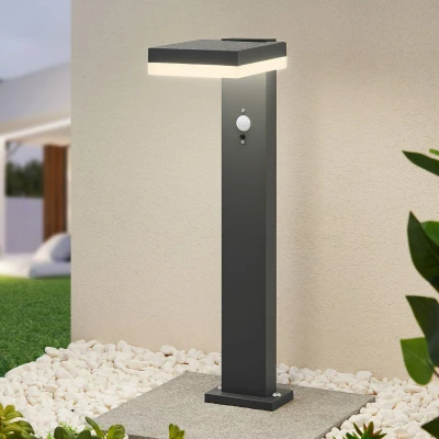 Afbeelding van Lindby Laira LED solar sokkellamp, 50 cm