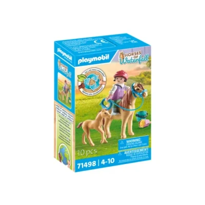Afbeelding van Playmobil Horses of Waterfall Kind met pony en veulen 71498