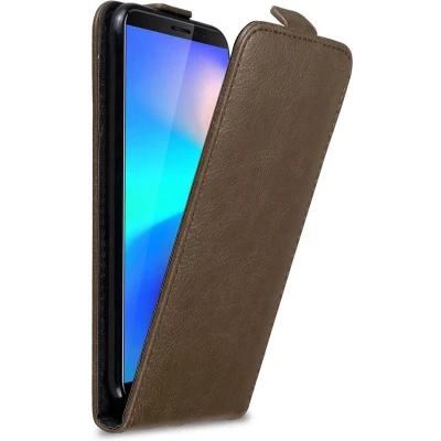 Afbeelding van Cadorabo Hoesje geschikt voor Cubot J3 PRO in KOFFIE BRUIN Beschermhoes flip design Case Cover met magnetische sluiting