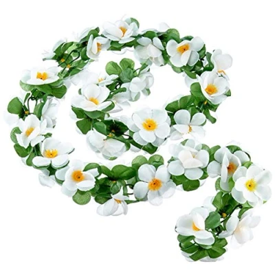 Afbeelding van Amigo Fiets Bloemenslinger Funky Lengte 120 cm Wit