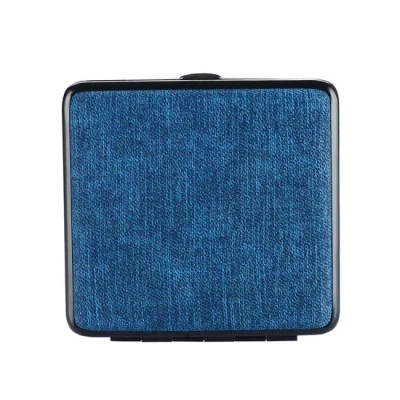 Afbeelding van Mevsim Store® Sigarettendoosje Blauw 20 Sigaretten Jeanslook