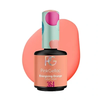 Afbeelding van Pink Gellac 364 Energizing Orange Gel Nagellak 15 Ml