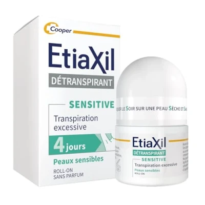 Image de ETIAXIL Déodorant Détranspirant Traitement Transpiration Excessive Aisselles Peaux Sensibles Efficacité 4 jours 15 ml