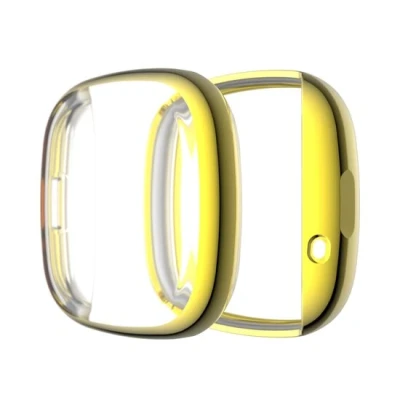 Afbeelding van Fitbit Versa 3 / Sense Soft TPU case (volledig beschermd) Goud