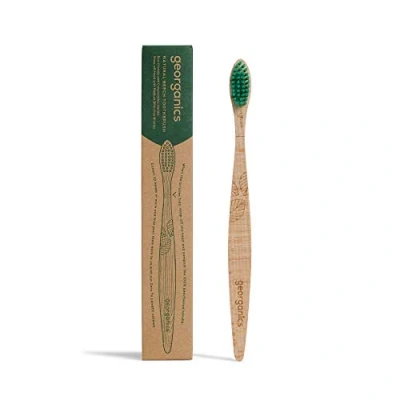 Afbeelding van Georganics Eco tandenborstel recyclebaar vegan medium