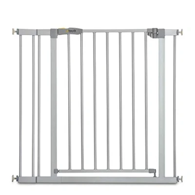 Image de Porte de sécurité Gate Stop N Safe 2 + 9 cm Rallonge Argent