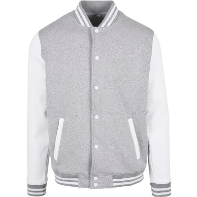 Afbeelding van Baseball Jacket (Grijs / Wit) XXXXL