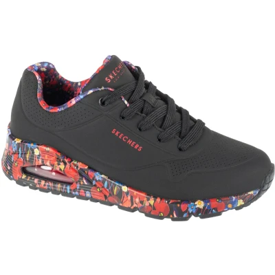 Afbeelding van Skechers UNO Sneakers laag black/multicoloured, Dames, Maat: 41, Black/multi coloured Hoogwaardig imitatieleer