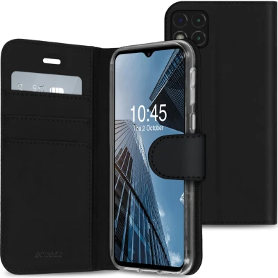 Afbeelding van Accezz Hoesje Geschikt voor Xiaomi Redmi 9C Wallet Softcase Bookcase Zwart