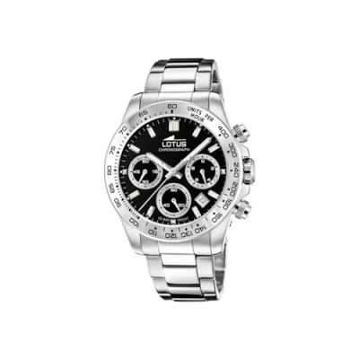 Afbeelding van Lotus Freedom Chronograaf, Heren, Maat: One Size, Black silver