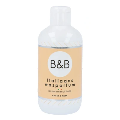 Afbeelding van B&amp;B Italiaans Wasparfum Amber &amp; Musk 250ML