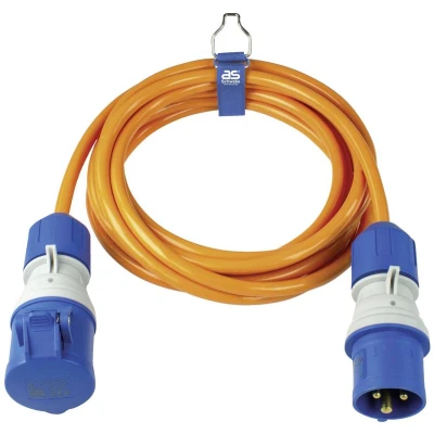 Afbeelding van AS Schwabe 62431 Stroom Verlengkabel 16 A Oranje 5 m H07BQ F 3G 2,5 mm²