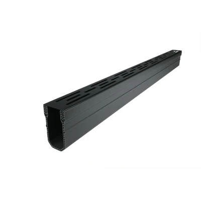 Afbeelding van Wovar Lijngoot smal Zwart 1000 x 55 100 mm Per Stuk Afvoergoot