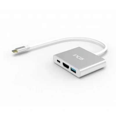 Afbeelding van Inca ITPC 4T interface hub USB 3.2 Gen 1 (3.1 1) Type C Aluminium