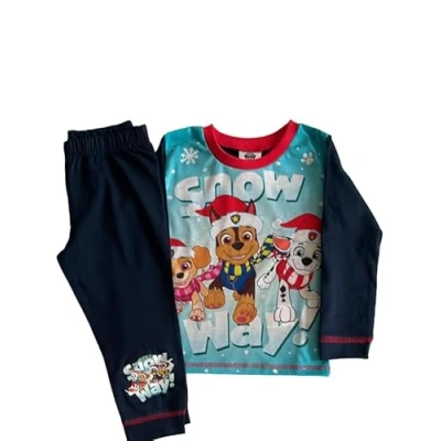 Afbeelding van Paw Patrol Feestelijke kerstpyjama voor jongens, Navy Blauw