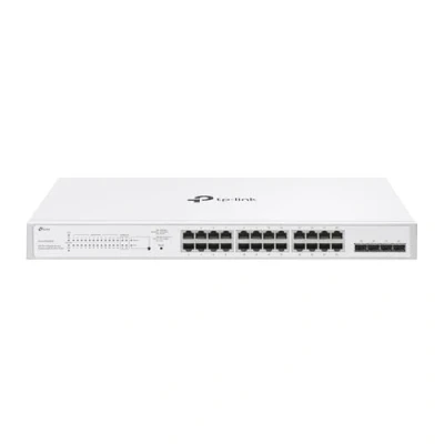 Image de TP Link Festa FS328GP V1 Commutateur intelligent 24 x 10/100/1000 (PoE+) + 4 Gigabit SFP Montable sur rack PoE+ (250 W)