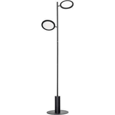 Afbeelding van ETH Felson vloerlamp Zwart 2x Led 14w 2700k 3 stap dimbaar 28w 2x977Lm