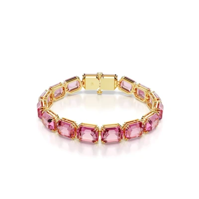 Afbeelding van Swarovski Millenia Bracelet Armband, Dames, Maat: One Size, Pink