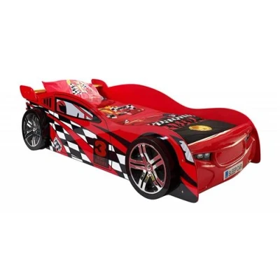 Image de lit voiture Night Speeder Rouge MDF Vipack