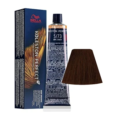 Afbeelding van Wella Professionals Koleston Perfect Me+ Deep Browns 60 ml 5/73 Light Brunette Gold Brown