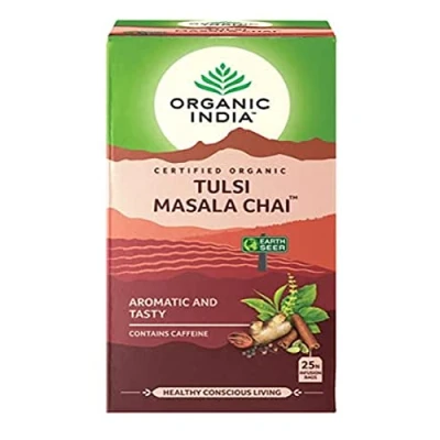 Afbeelding van Organic India Thee Tulsi Masala Chai 25ZK