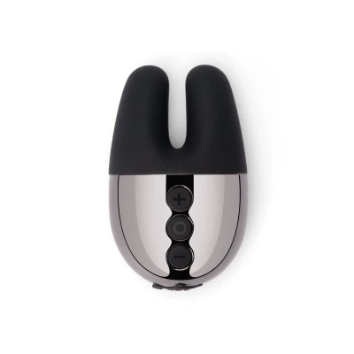 Afbeelding van Le Wand Chrome Double Vibe Zwart