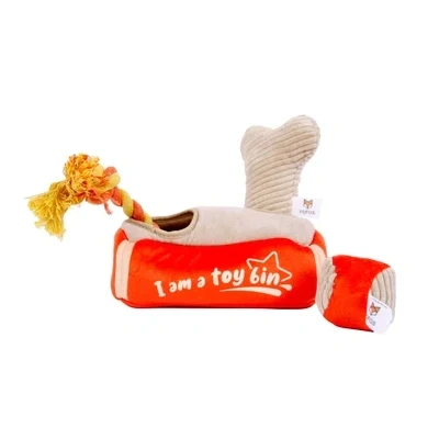 Afbeelding van Fofos Hide &amp; Seek Met Bot / Flostouw Bal 21X12X14 CM
