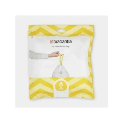 Afbeelding van Brabantia PerfectFit Vuilniszakken 3/5 l Code A 40 stuks