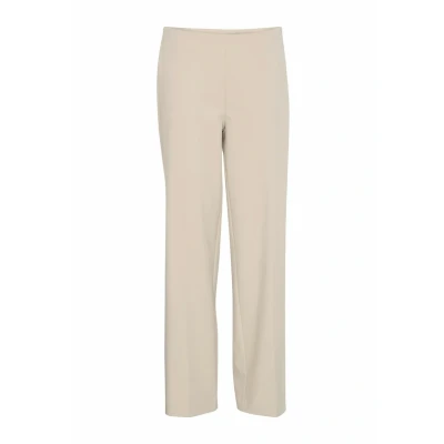Afbeelding van Fransa Abigail Broek, Dames, Maat: 34, Oxford tan