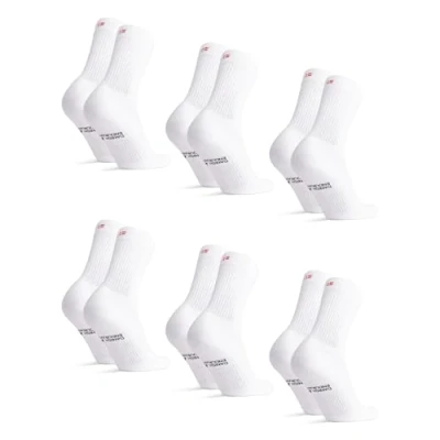 Afbeelding van Danish Endurance Tennis CREW 6 PACK Sokken, Maat: 43 47, White