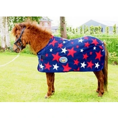 Afbeelding van HB Harry &amp; Hector Fleece deken Star Blauw 107/135