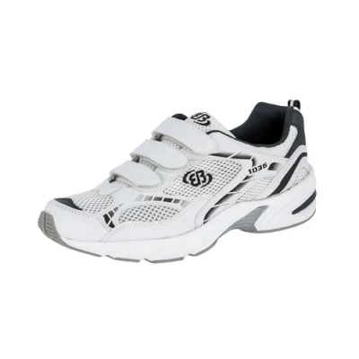 Afbeelding van Brütting Force V fitnessschoenen voor heren, wit/blauw/zilver