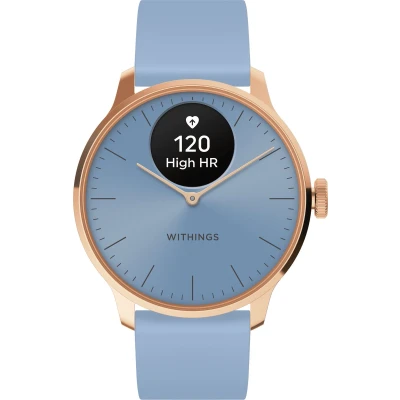 Afbeelding van Withings HWA11 Model 2 All Int Hybride horloge Dames Electronic Scanwatch light 37mm blue