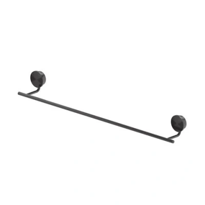 Afbeelding van Geesa Opal handdoekrek Geborsteld zwart metaal 60 cm