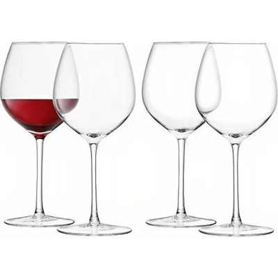 Afbeelding van L.S.A. Wine Wijnglas 400 ml Set van 4 Stuks Transparent / Glass