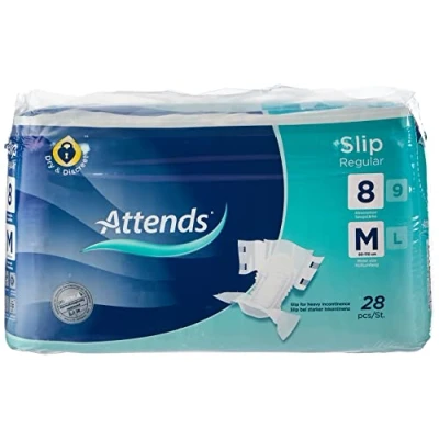 Afbeelding van ATTENDS Regular 8 Pack van 28 Incontinentieslips Maat M