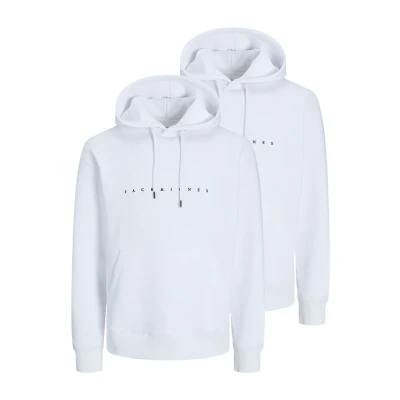 Afbeelding van Jack &amp; Jones Heren hoddie 2 pack Star