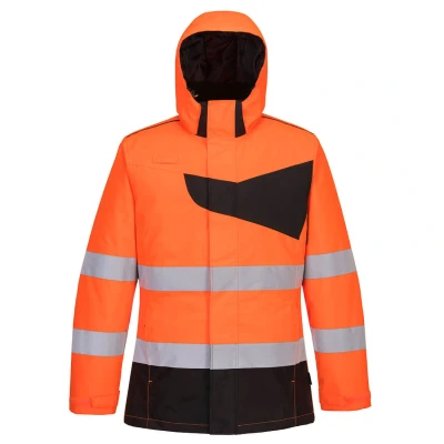Afbeelding van PW2 Hi Vis winterjack maat 4XL, Orange/Black