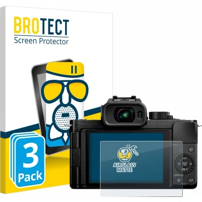 Afbeelding van BROTECT Screenprotector voor Panasonic Lumix DC G100D Folie Beschermfolie Beschermglas matte (3 Stuks)